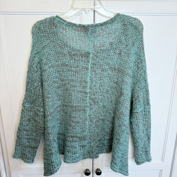 Wooden Ships ELIJA SLOUCHY TOP Green Knit Sweater Size S/M - Picture 4 of 12
